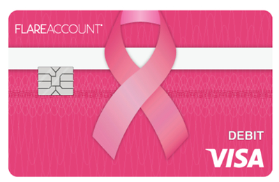 Flare Account® Pink Debit Card