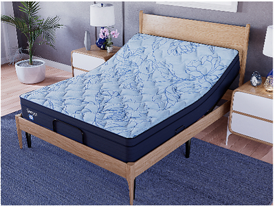Sleepy’s by Sealy Spring Luna Euro Top Mattress and Sleepy’s Basic Adjustable Base sleep bundle pictured. Sleepy’s by Sealy Spring Luna Euro Top Mattress and Sleepy’s Basic Adjustable Base sleep bundle pictured.