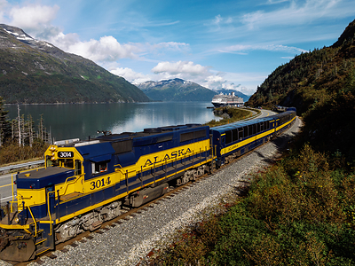 McKinley Explorer Railroad – Journey through Alaska’s interior aboard the glass-domed train that connects guests with some of the state’s most spectacular scenery. 