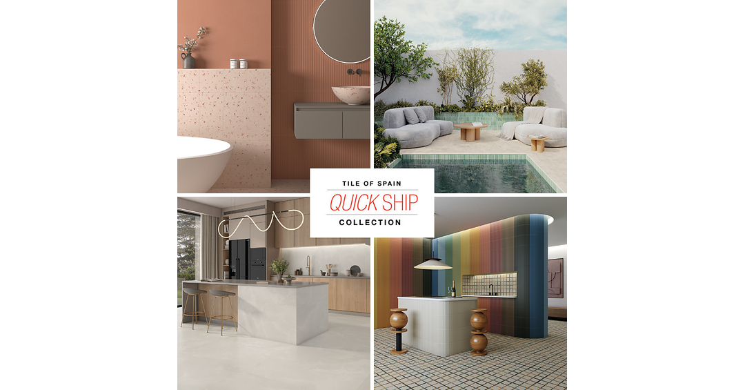 Tile of Spain USA Unveils 14th Annual Quick Ship Collection, Showcasing the Future of Ceramic Design