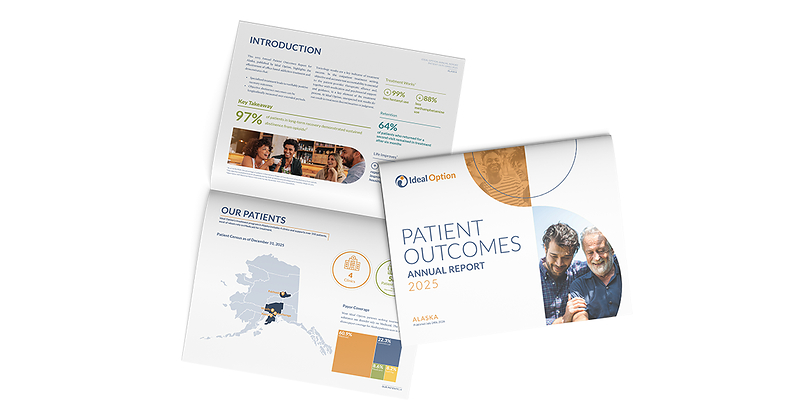 Ideal Option Releases 2025 Patient Outcomes Annual Report, Highlighting Life-Saving Treatment Amid Alaska's Ongoing Overdose Crisis