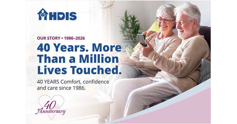 HDIS Marks 40 Years of Delivering Comfort, Confidence, and Care to Millions