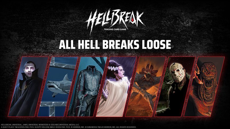 Spin Master's Hellbreak™ Trading Card Game Adds Paramount Pictures to Its Monster Universe