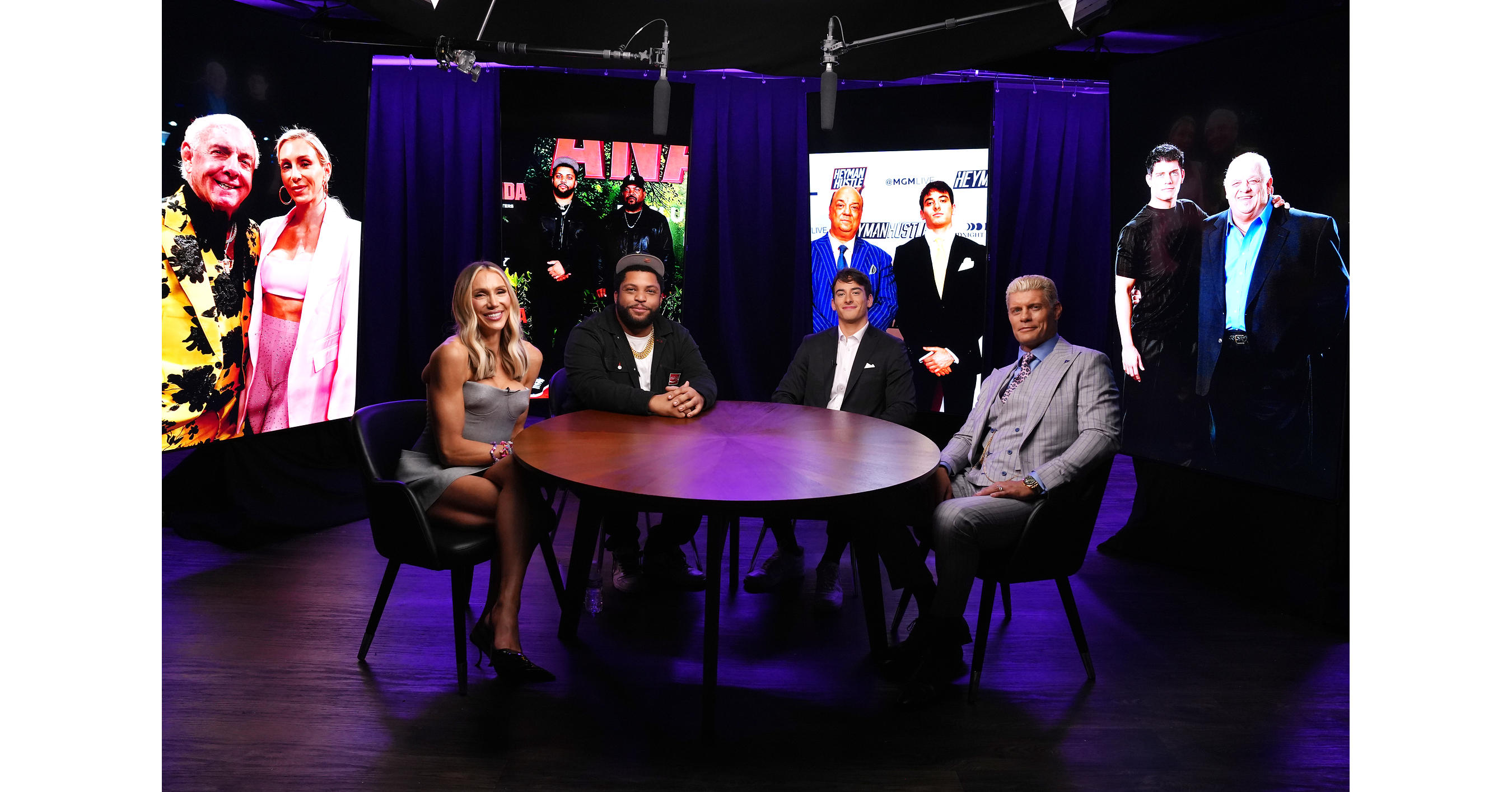 JACOB HEYMAN AND HEYMAN HUSTLE TV HOST STAR-STUDDED "THE ROUNDTABLE" CONVERSATION FEATURING CODY RHODES, CHARLOTTE FLAIR AND O'SHEA JACKSON JR.