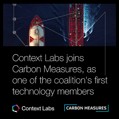 Context Labs schließt sich Carbon Measures als eines der ersten Technologiemitglieder der Koalition an.