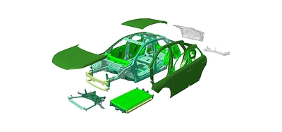 AIV architecture based on STLA Medium platform