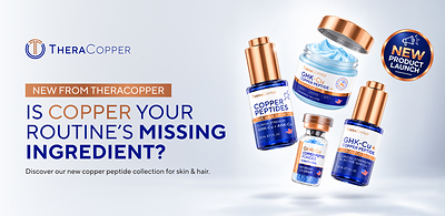 TheraCopper Launches Copper Peptide Collection for Skin and Hair Care