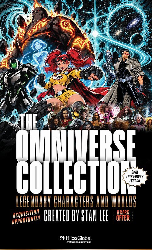 Slam-Girl, part of the Omniverse Collection, created by Stan Lee This image opens in the lightbox