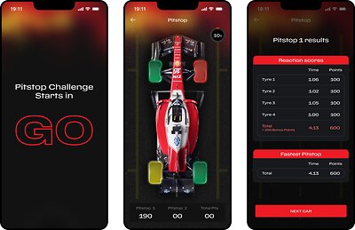 Pitstop Reaction Game. This image opens in the lightbox