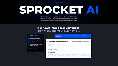 Clockworks Analytics Reveals Sprocket AI Chat: Ask Your Buildings Anything
