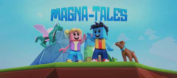 MAGNA-TALES animated series key art from MAGNA-TILES