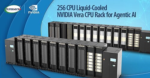 256 CPU Liquid-Cooled NVIDIA Vera CPU Rack for Agentic AI This image opens in the lightbox
