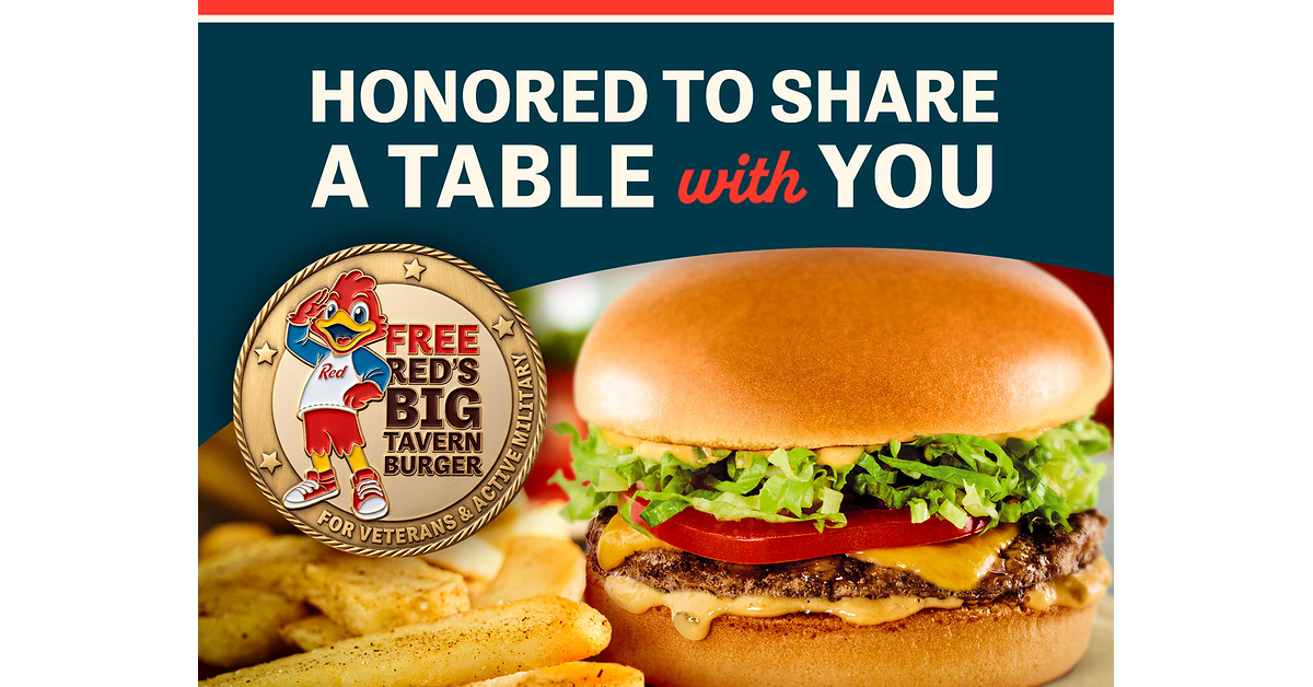 Red Robin Offers Free Burger and Bottomless Steak Fries to Military Heroes This Veterans Day