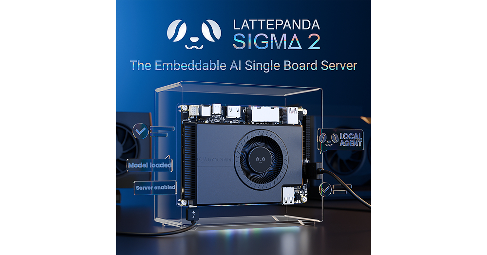 LattePanda Launches LattePanda Sigma 2: The Embeddable AI Single Board Server