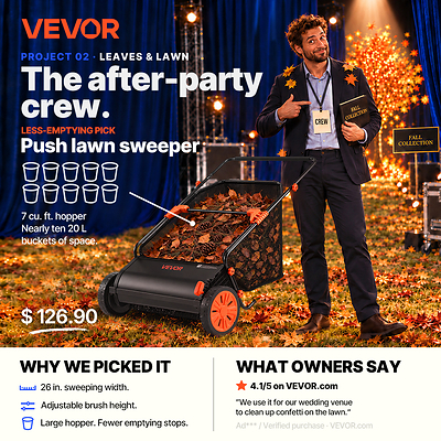 VEVOR Power Picks: Fall Edition —— Leaves & Lawn VEVOR Power Picks: Fall Edition —— Leaves & Lawn
