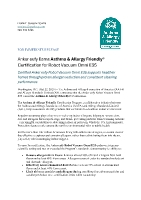 Anker eufy Earns Asthma & Allergy Friendly® Certification for Robot Vacuum Omni E35