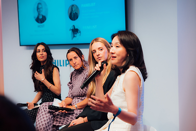 Leading beauty industry voices, Dr. Aamna Adel, UK Consultant Dermatologist and HCP influencer, Alice Crossley, Principal Strategic Foresight Analyst at The Future Laboratory, and Tiffany Buathier, Founder of The New Well, share their perspectives on the next phase of beauty technology and what it means for the industry. Credit: Laura Gilli