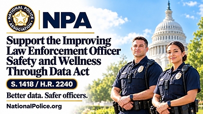 The National Police Association Backs the Improving Law Enforcement Officer Safety and Wellness Through Data Act