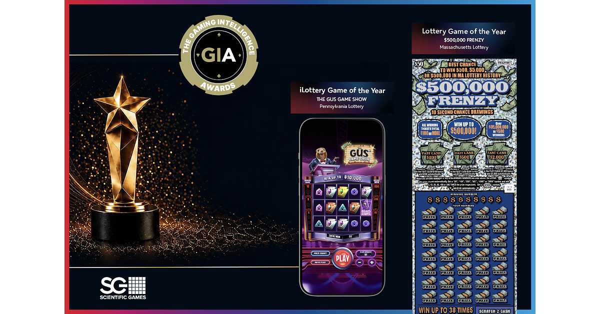 Scientific Games Wins North American Lottery Game of the Year and iLottery Game of the Year.