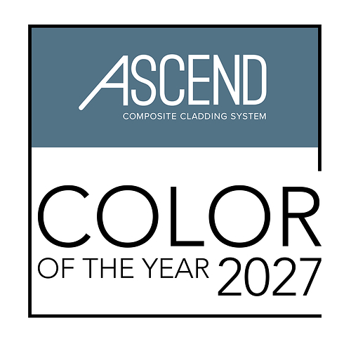 Associated Materials Innovations (AMI) today announced Harbor Blue as the ASCEND® Composite Cladding 2027 Color of the Year. Associated Materials Innovations (AMI) today announced Harbor Blue as the ASCEND® Composite Cladding 2027 Color of the Year.