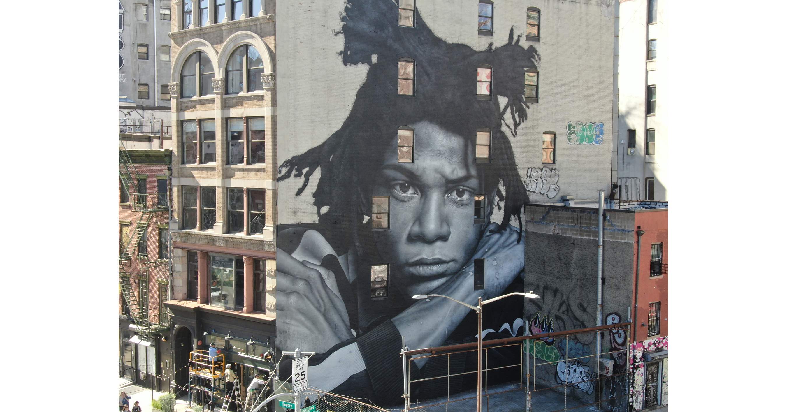 Par Excellence Brings Basquiat Back to the Bowery with Monumental Six-Story Mural