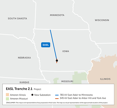 Above: A map of the EASL project. Above: A map of the EASL project.