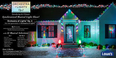 Introducing Orchestra of Lights™ Op. 2: Showstopping Musical Holiday Light Shows Start Here