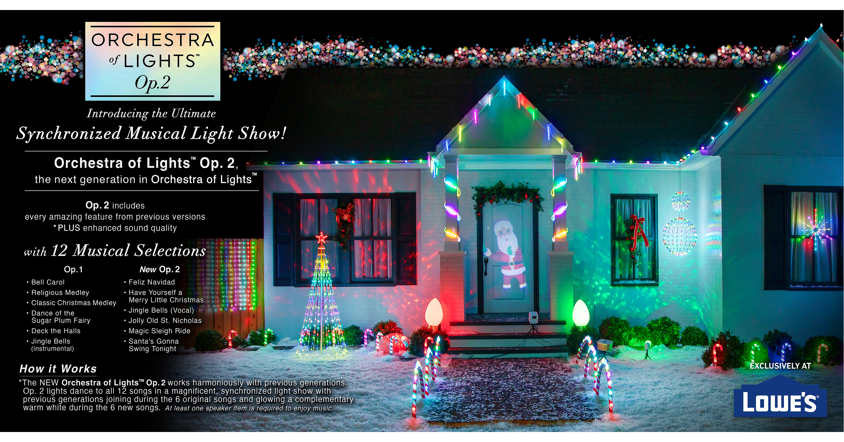 Introducing Orchestra of Lights™ Op. 2: Showstopping Musical Holiday Light Shows Start Here