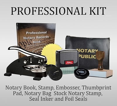 Notaries save money when they bundle all their items in a complete Professional Kit! Notaries save money when they bundle all their items in a complete Professional Kit!