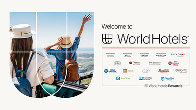 WorldHotels has 18 brands with over 4,000 hotels in 100 countries