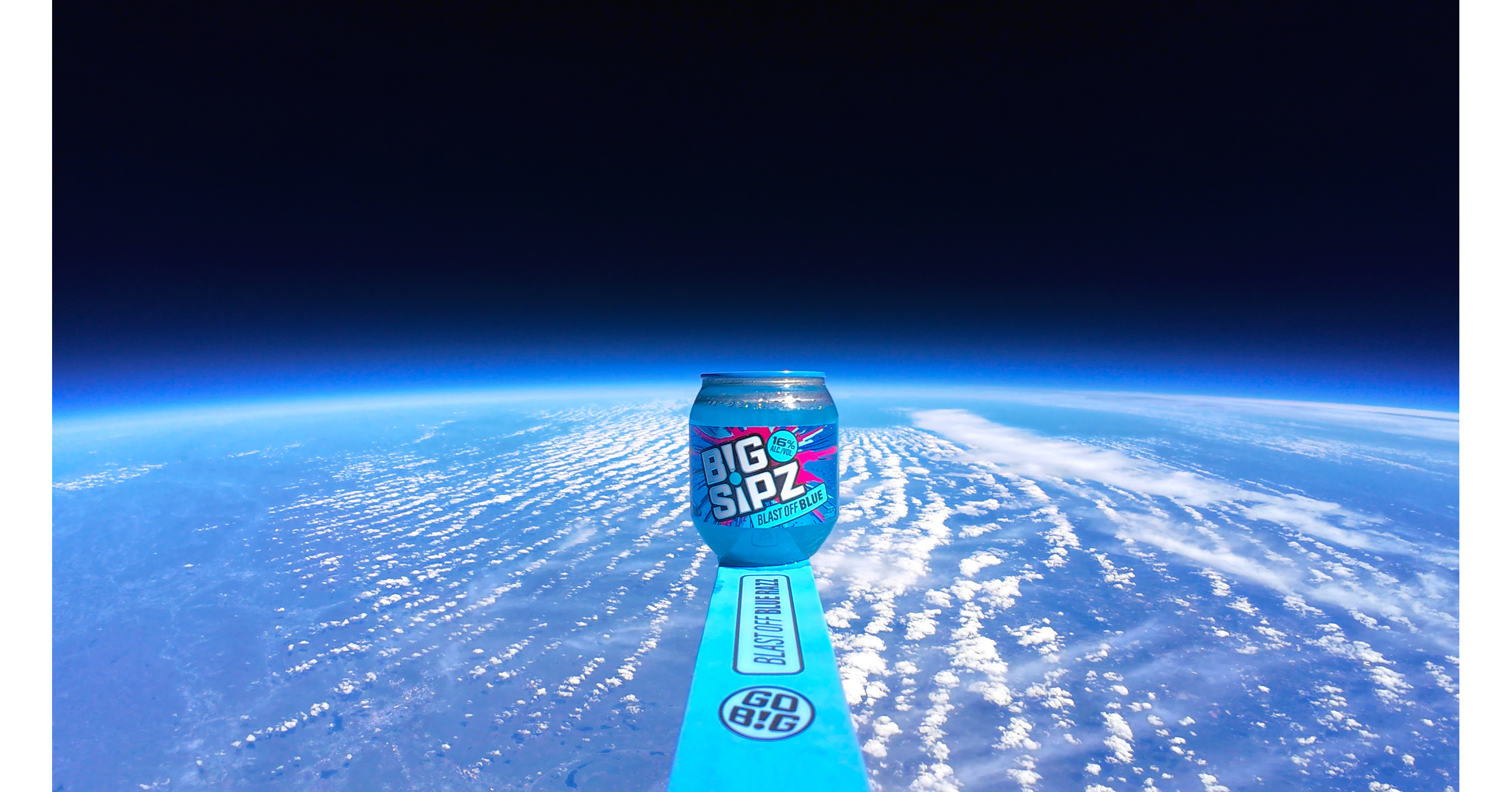 Big Sipz Literally Launches New Flavor Blast Off Blue… To Space