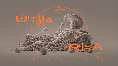 PATRÓN® TEQUILA CELEBRATES DÍA DE MUERTOS WITH LA ÚLTIMA RISA, A ONE-NIGHT-ONLY COMEDY SHOW IN NEW YORK CITY
