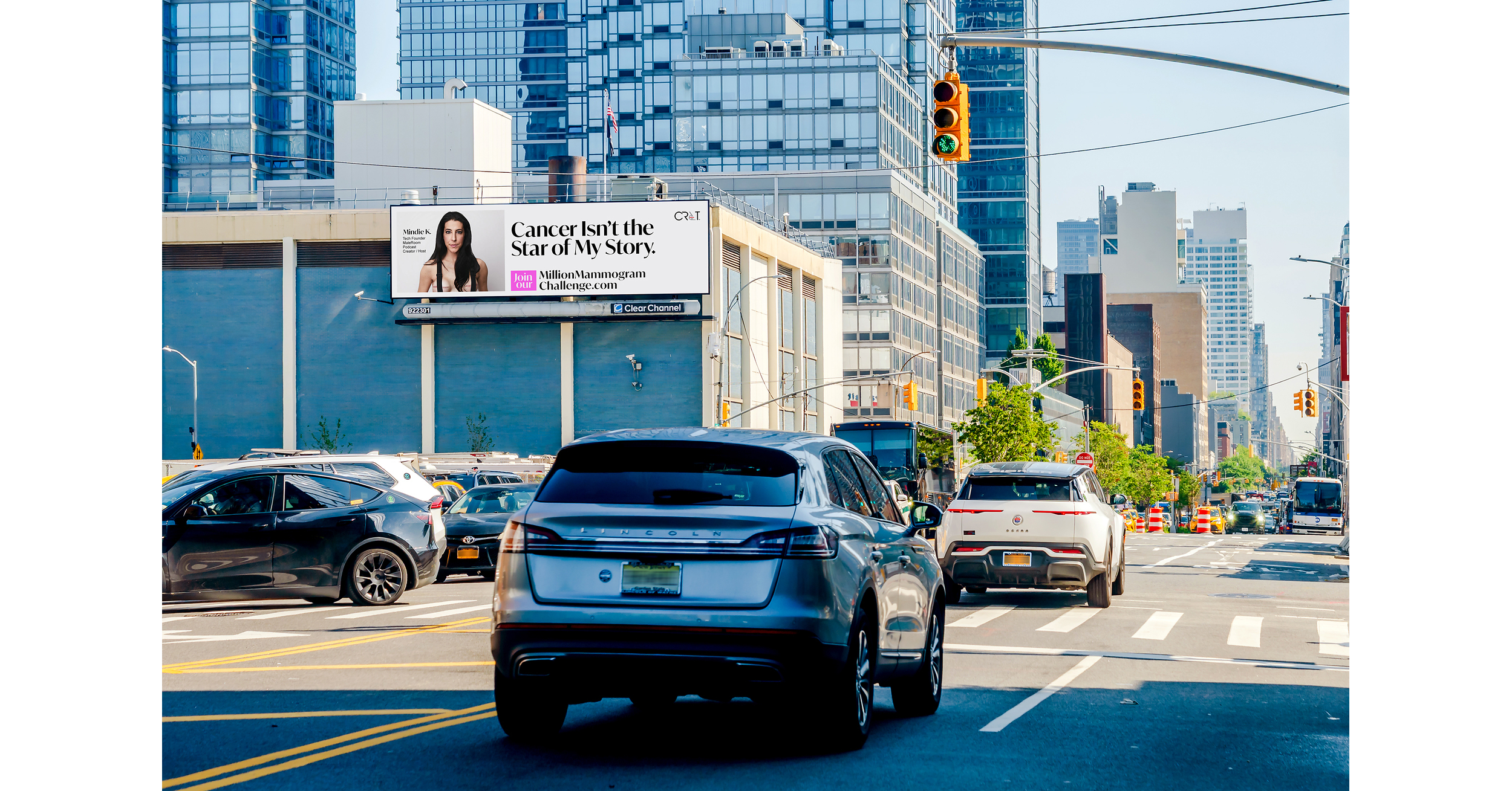 Clear Channel Outdoor and OUTFRONT Team Up with Million Mammograms Challenge to Encourage Early Breast Cancer Screening