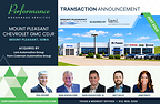 Performance Brokerage Services Advises on the Sale of Mount Pleasant Chevrolet GMC Chrysler Dodge Jeep Ram in Mount Pleasant, Iowa, from Coleman Automotive Group to Lani Automotive Group