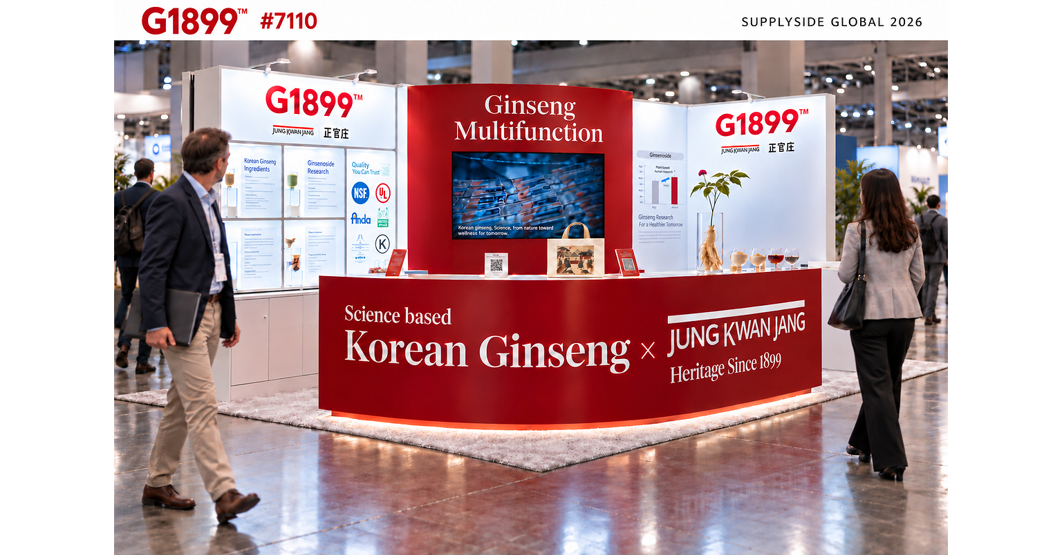 KGC Showcases Advanced Ginsenoside Technology at SupplySide Global 2026, Expanding Its Presence in the Global B2B Ingredients Market