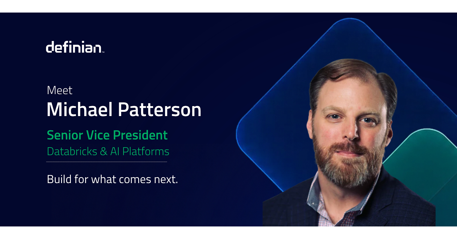 Definian Appoints Michael Patterson as Senior Vice President, Databricks & AI Platforms