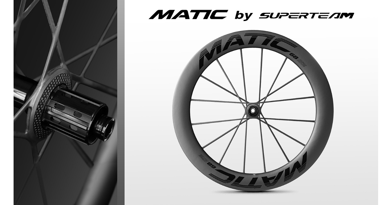 Superteam Wheels lance MATIC, une marque de vélos haut de gamme, et dévoile son modèle phare de roues en carbone, le S68.