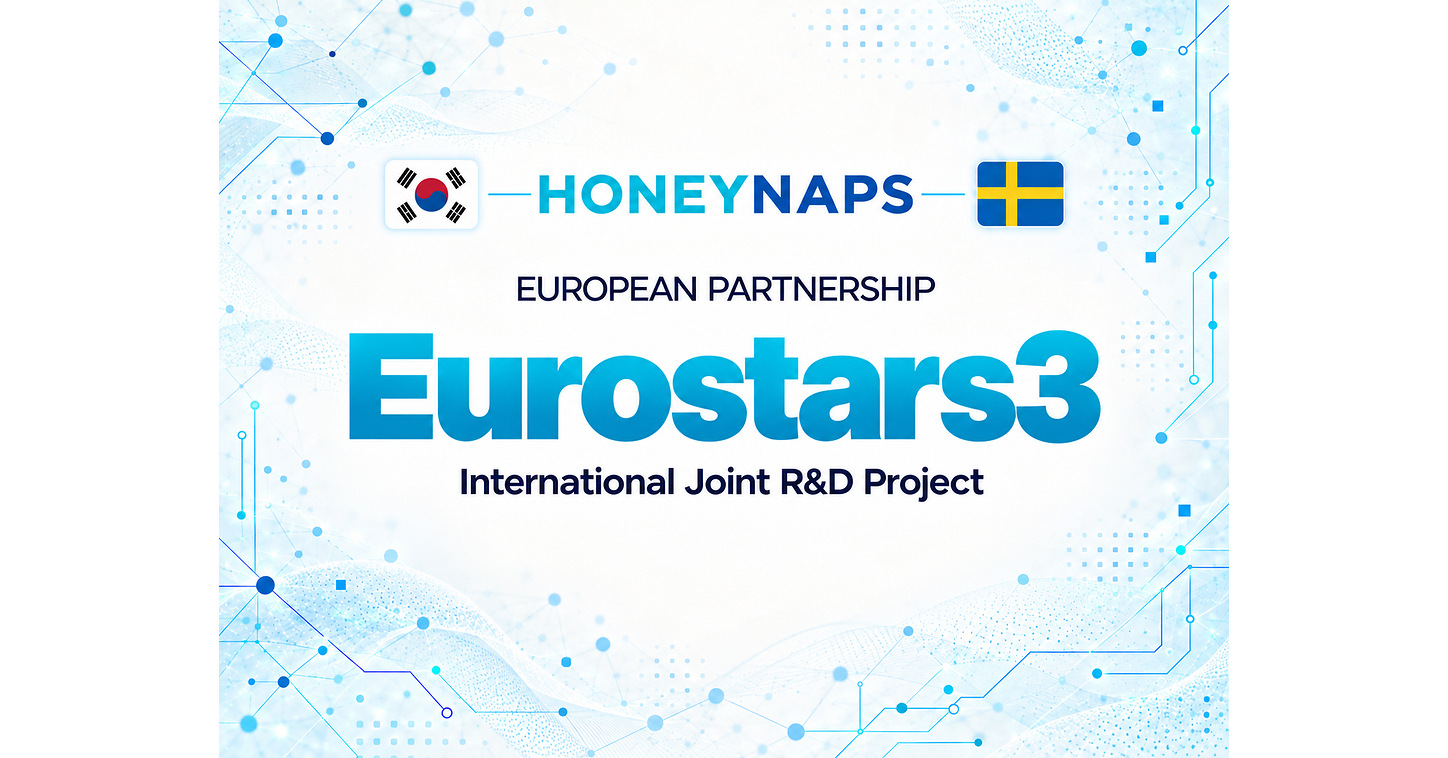 HoneyNaps Selected for 2026 Eurostars International R&D Project