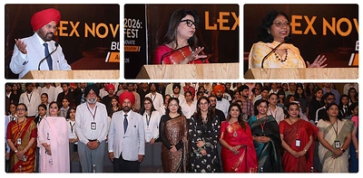 Eminent legal luminaries, Judicial experts & other dignitaries during the inauguration of LEX NOVA 2026 – The Law Fest at Chandigarh University

