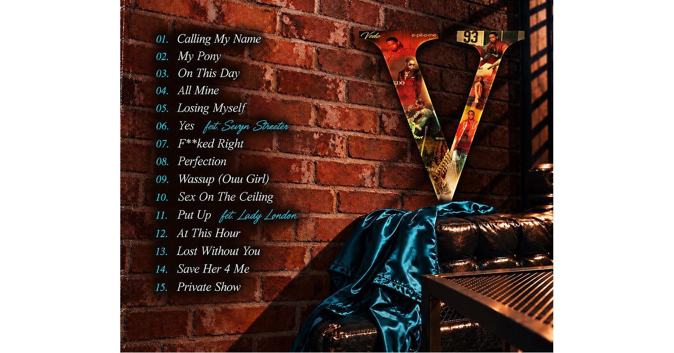 VEDO Marks a Career-Defining Milestone With V , His 10th Studio Album Featuring Lady London and Sevyn Streeter VEDO Marks a Career-Defining Milestone With V , His 10th Studio Album Featuring Lady London and Sevyn Streeter