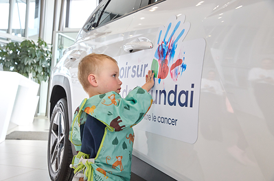 Hyundai Hope on Wheels Handprint Ceremonies in Quebec and Montreal