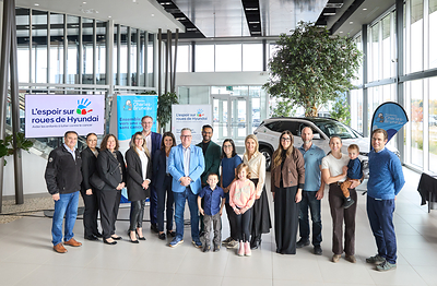 Hyundai Hope on Wheels Handprint Ceremonies in Quebec and Montreal