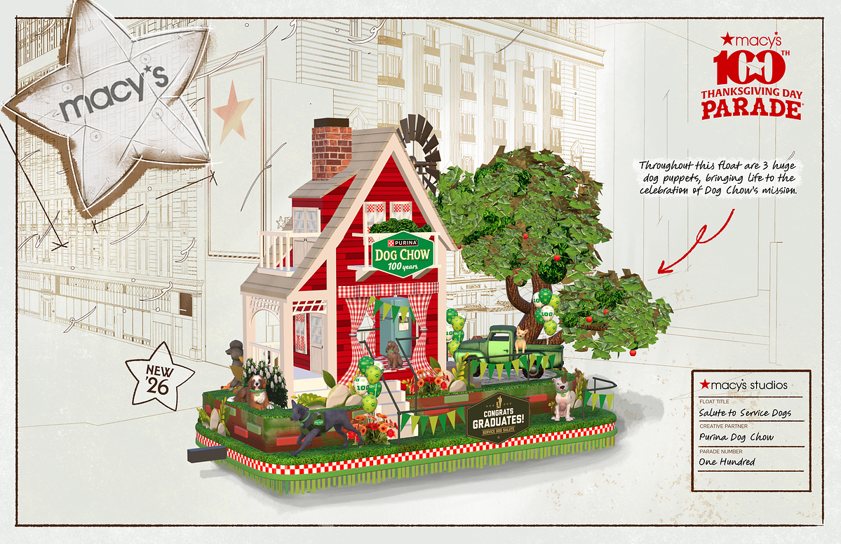 Purina Dog Chow Joins 100th Macy's Thanksgiving Day Parade®