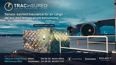 TRACinSURED Showcased at TIACA Air Cargo Forum in Miami: Sensor-Verified Parametric Cover for Freight Delays, Plus Temperature Excursion Protection