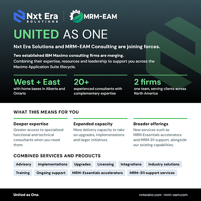 Nxt Era Solutions and MRM-EAM Announce Strategic Merger: United as One