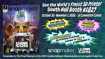 Snapmaker Brings Creativity, Cosplay and Hands-On Support to L.A. Comic Con 2026