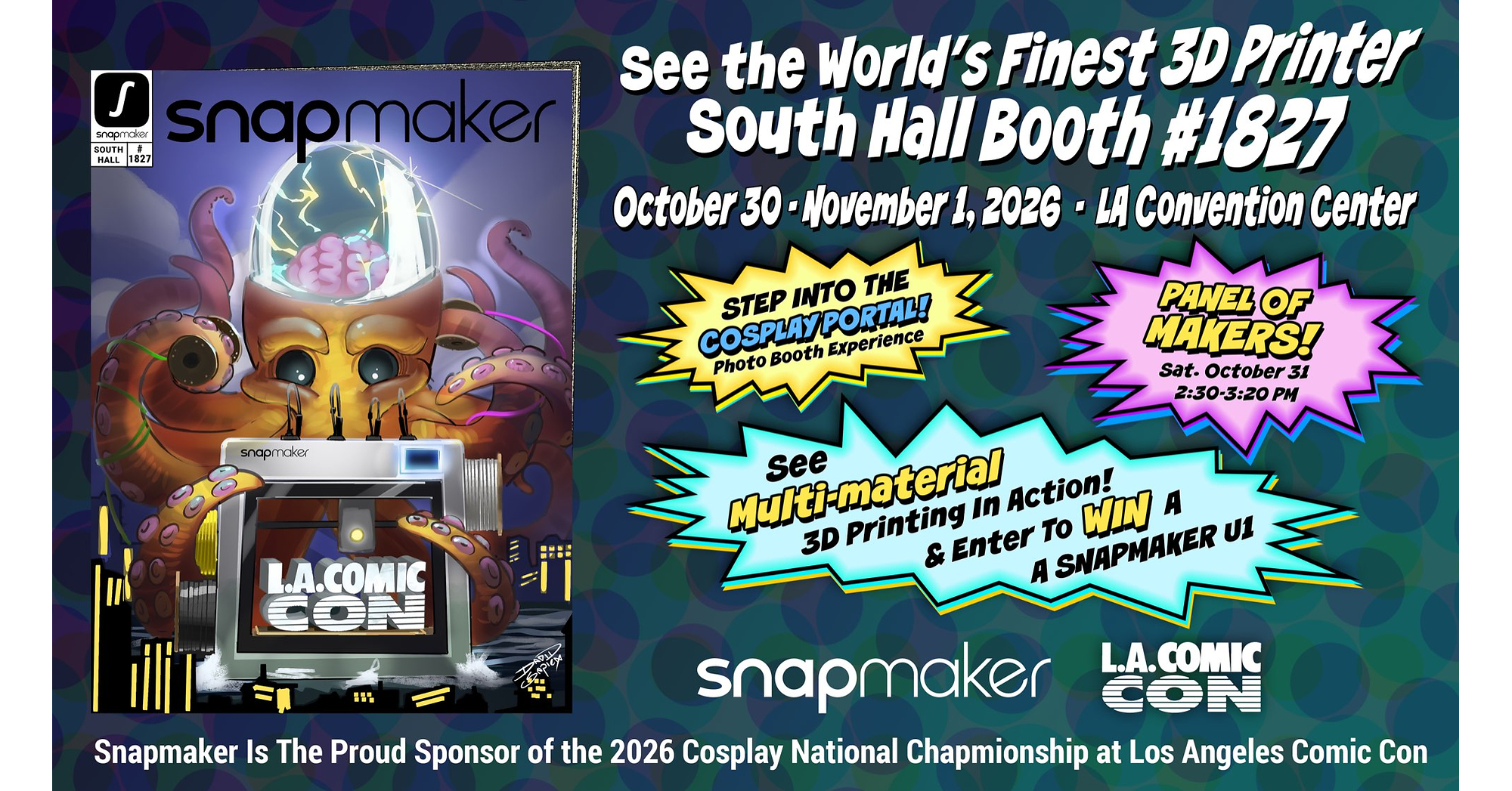 Snapmaker Brings Creativity, Cosplay and Hands-On Support to L.A. Comic Con 2026