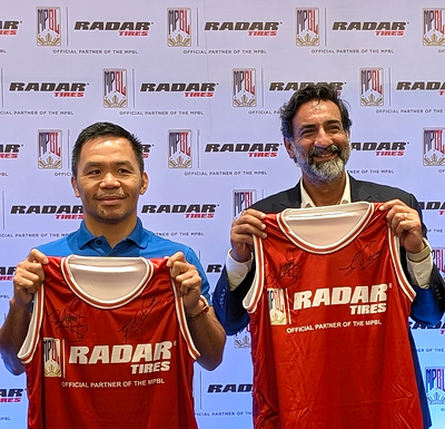 Radar Tires Joins Forces with the 8-Division Boxing World Champion Manny Pacquiao’s Basketball League, the MPBL, to Drive Youth Forward Through Sport in the Philippines