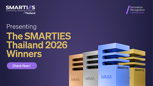 MMA Announces SMARTIES™ Thailand 2026 Winners, Recognizing Marketing That Delivers Business Impact MMA Announces SMARTIES™ Thailand 2026 Winners, Recognizing Marketing That Delivers Business Impact