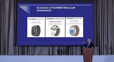HUAWEI WATCH D3首次亮相ISH-ECS 2026，創新血壓測量技術，推動高血壓防控融入日常生活